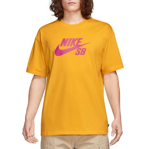 Camiseta Masculina Nike SB Logo Amarelo-CV7539-740- -1-